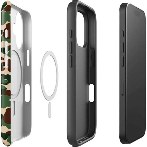 Shark Teeth Street Camo iPhone 16 Plus Magsafe Impact Case